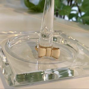 Kate Spade Enamel “Take A Bow” Ring - Sz 8